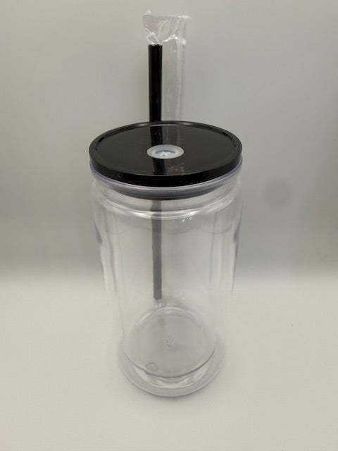 16 oz Acrylic Snow Globe Tumbler - MADE LIVE